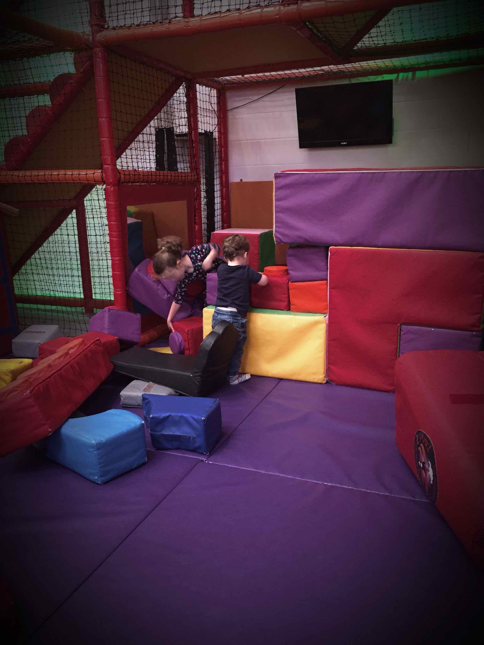 Photo of Pickes and Puds building blocks at a soft play centre